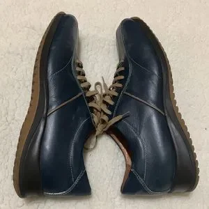BACCO BUCCI Blue Leather Lace Up Casual Oxford’s s-l400.jpg main image 4